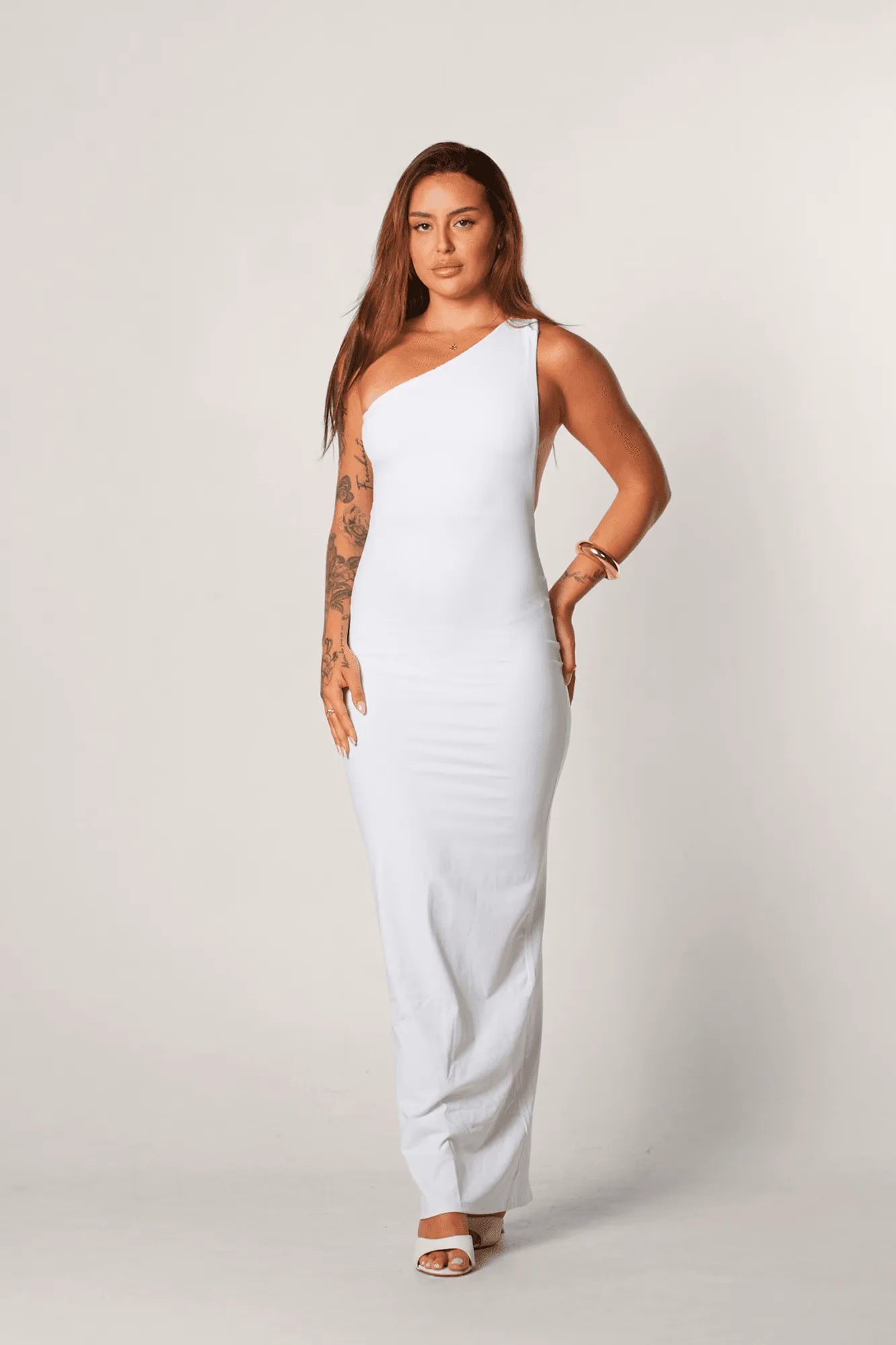 Vestido Miss Poliamida Branco