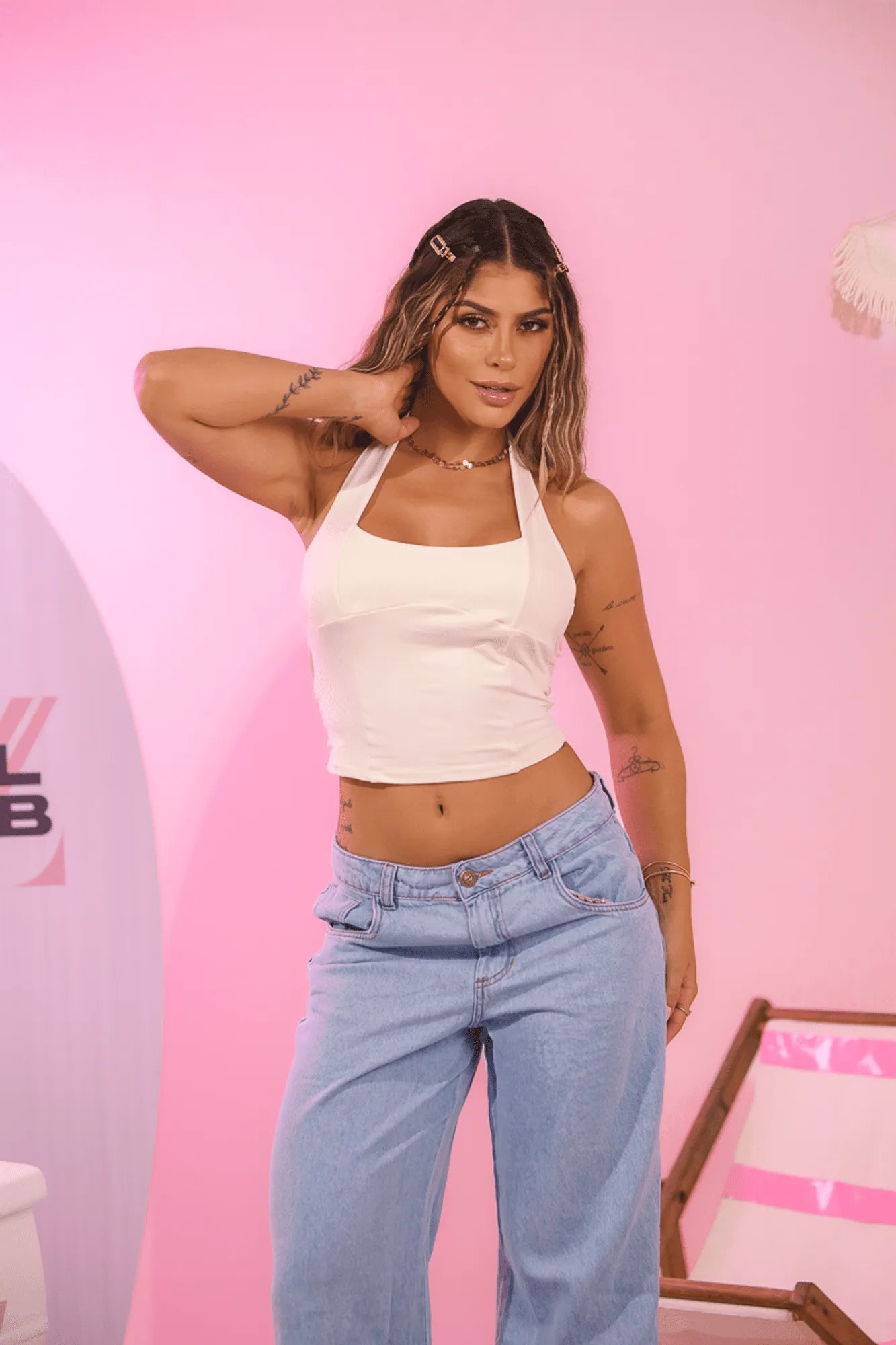 Cropped Alena Poliamida Off White